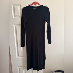 Banana Republic Classic Black Long Sleeve Dress